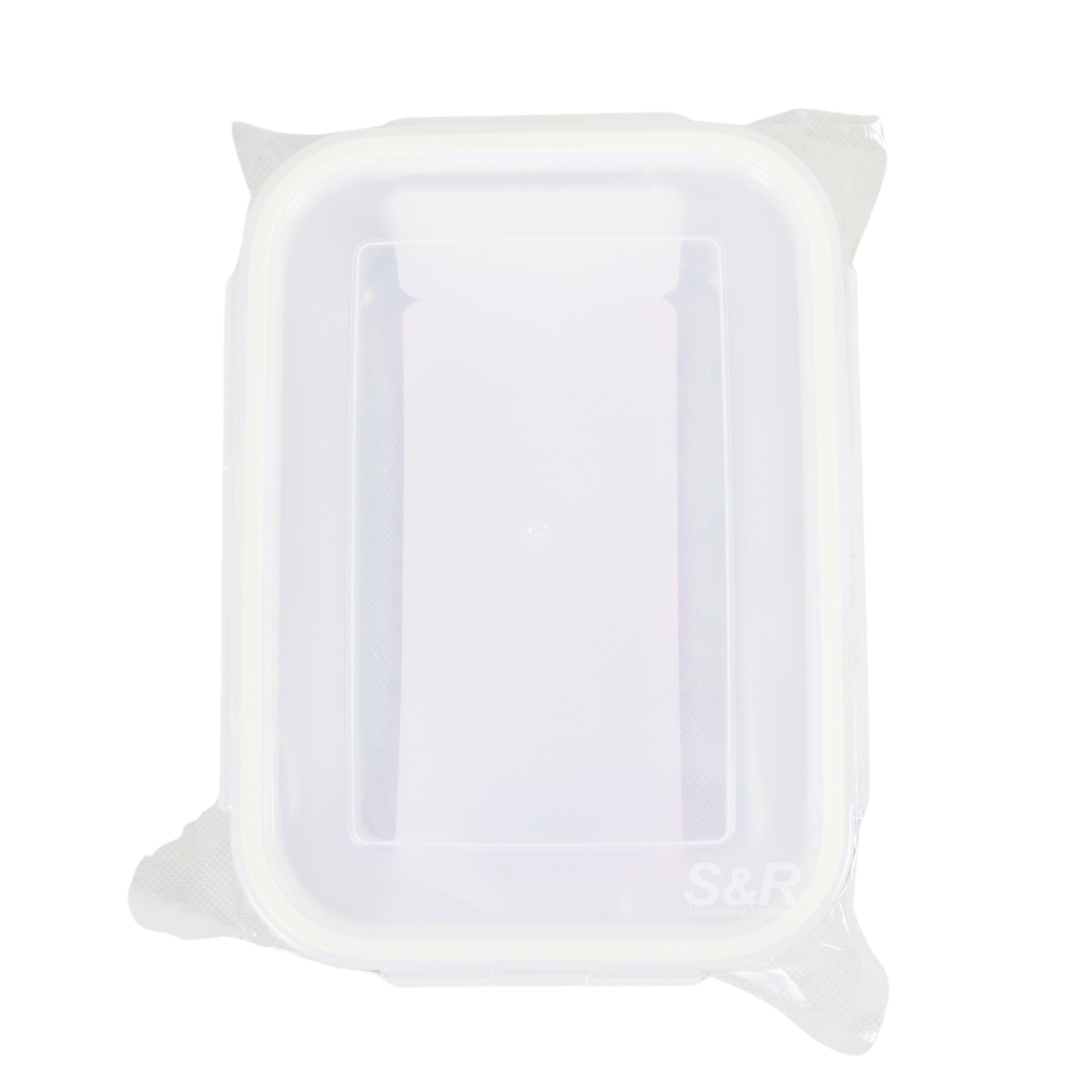 LAV Rectangular Glass Container 62mm